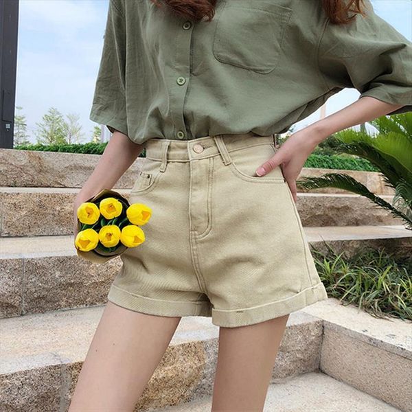 vintage high waist slim crimped womens short jeans all match comfortable student elastic denim female summer, White;black
vintage high waist slim crimped womens short jeans all match comfortable student elastic denim female summer, White;black