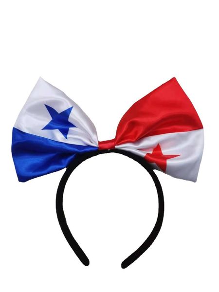 souvenir panamanian flag pattern hairband bow head button five pointed star national day party accessories blue white red 3 colors
souvenir panamanian flag pattern hairband bow head button five pointed star national day party accessories blue white red 3 colors