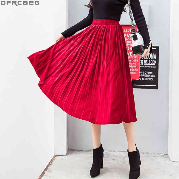 casual dresses vintage elastic high waist maxi pleated skirt retro winter velvet long skirts for women lining school jupe femme hi, Black;gray
casual dresses vintage elastic high waist maxi pleated skirt retro winter velvet long skirts for women lining school jupe femme hi, Black;gray