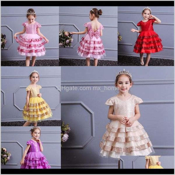 baby clothing baby kids maternity drop delivery 2021 solid princess dresses 5 colors bow tie open back host sequin mesh dress girls party pe, Red;yellow
baby clothing baby kids maternity drop delivery 2021 solid princess dresses 5 colors bow tie open back host sequin mesh dress girls party pe, Red;yellow