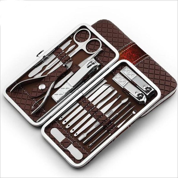 nail art kits 18pcs manicure set and kit pedicure scissor tweezer knife ear pick utility clipper kit, stainless steel care tool sets
nail art kits 18pcs manicure set and kit pedicure scissor tweezer knife ear pick utility clipper kit, stainless steel care tool sets