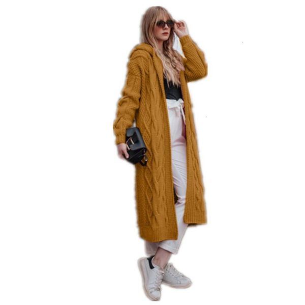 women's sweaters sweaters autumn and winter solid color hooded long cardigan twist sweater for women xfm5, White;black
women's sweaters sweaters autumn and winter solid color hooded long cardigan twist sweater for women xfm5, White;black