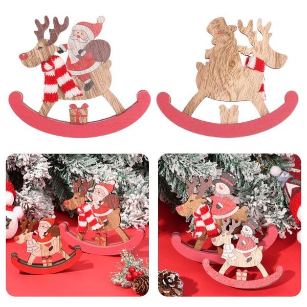 Christmas Decorations Gifts Snowman Toys Festival Table Ornaments Wooden Craft Decor Rocking Horse
Christmas Decorations Gifts Snowman Toys Festival Table Ornaments Wooden Craft Decor Rocking Horse