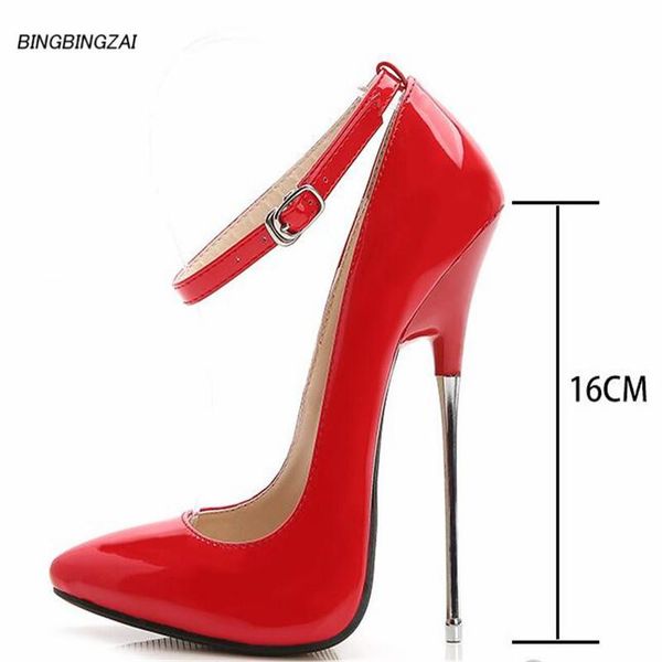 dress shoes bbzai pattern superior quality woman 16cm metal pointed toe thin heels talon haut pumps mujer comfortable usa 4-12 13, Black
dress shoes bbzai pattern superior quality woman 16cm metal pointed toe thin heels talon haut pumps mujer comfortable usa 4-12 13, Black