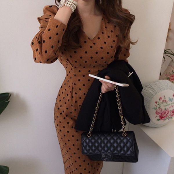 casual dresses french style spring women polka dot print a-line party corduroy eleagnt lace-up slim dress fashion bjdg, Black;gray
casual dresses french style spring women polka dot print a-line party corduroy eleagnt lace-up slim dress fashion bjdg, Black;gray