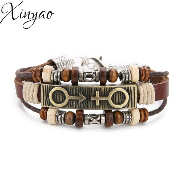 charm bracelets xinyao multilayer leather bracelet men braided rope wrap bangles wood bead male pulseira masculina pulsera jewelry, Golden;silver
charm bracelets xinyao multilayer leather bracelet men braided rope wrap bangles wood bead male pulseira masculina pulsera jewelry, Golden;silver
