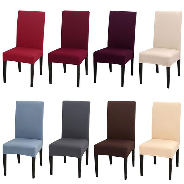 solid color chair cover spandex stretch elastic slipcovers plain covers for dining room kitchen wedding banquet el 
solid color chair cover spandex stretch elastic slipcovers plain covers for dining room kitchen wedding banquet el
