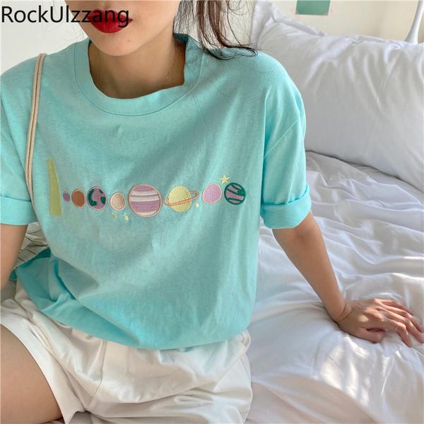 summer embroidery cartoon graphic short sleeve o neck cotton women t-shirt korean casual simple cute t shirt fashion kawaii women's, White
summer embroidery cartoon graphic short sleeve o neck cotton women t-shirt korean casual simple cute t shirt fashion kawaii women's, White