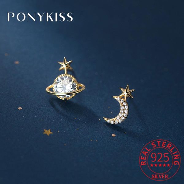 stud ponykiss trendy 925 sterling silver moon and stars planet zircon earrings for woman party fine jewelry wholesale accessory, Golden;silver
stud ponykiss trendy 925 sterling silver moon and stars planet zircon earrings for woman party fine jewelry wholesale accessory, Golden;silver