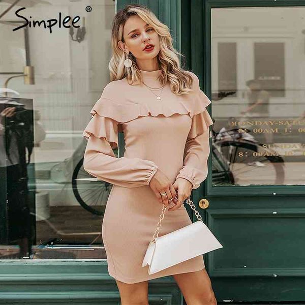 turtleneck chic women short elegant ruffled lantern sleeve female winter casual ladies autumn dress 210414, Black;gray
turtleneck chic women short elegant ruffled lantern sleeve female winter casual ladies autumn dress 210414, Black;gray