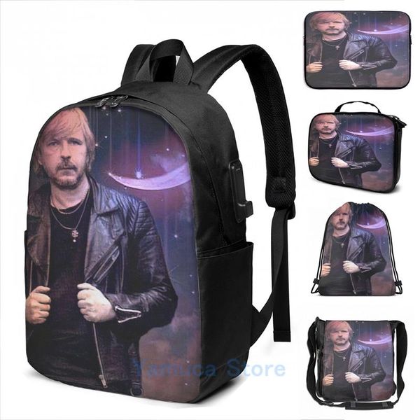 backpack funny graphic print renaud usb charge men school bags women bag travel laptop