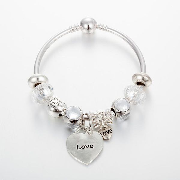 charm bracelets annapaer mulitlayer arrival silver color murano class grass beads heart love bangles accessories for jewelry b17069, Golden;silver
charm bracelets annapaer mulitlayer arrival silver color murano class grass beads heart love bangles accessories for jewelry b17069, Golden;silver