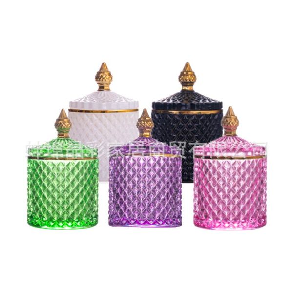 storage bottles & jars stained glass jar with lid candy box candle bottle container jewelry home decor
storage bottles & jars stained glass jar with lid candy box candle bottle container jewelry home decor