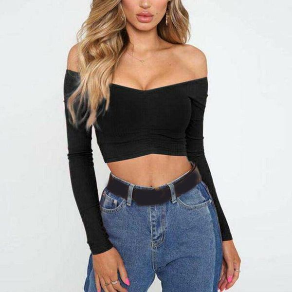 women's blouses & shirts fashion ladies summer long sleeve pullover shirt casual blouse women solid off shoulder, White
women's blouses & shirts fashion ladies summer long sleeve pullover shirt casual blouse women solid off shoulder, White
