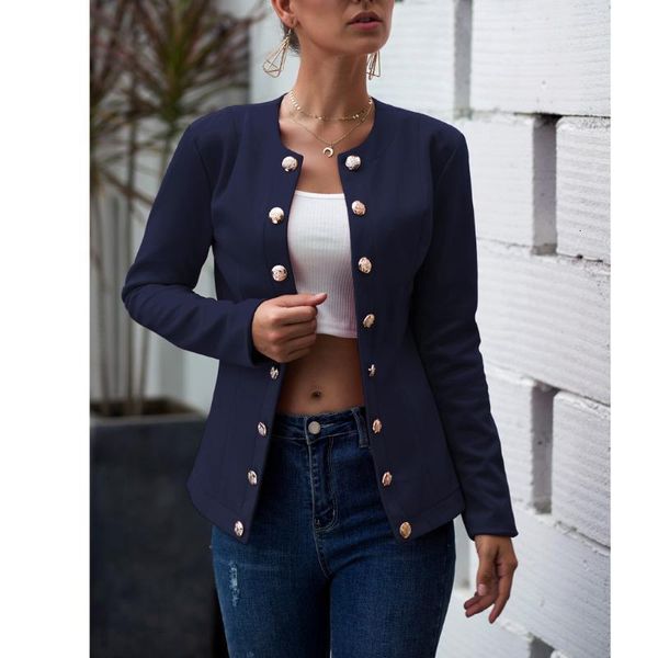 women's suits & blazers fashion designer jacket metal buttons single breasted outer coat veste tailleur femme j23 aunm, White;black
women's suits & blazers fashion designer jacket metal buttons single breasted outer coat veste tailleur femme j23 aunm, White;black