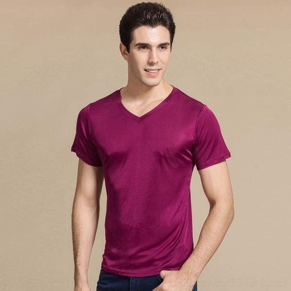 imnz 2021 summersilk v-neck t-women's short sleeve mulberry silk double knitted men's t-shirts) bottomed t-shirt, White;black
imnz 2021 summersilk v-neck t-women's short sleeve mulberry silk double knitted men's t-shirts) bottomed t-shirt, White;black
