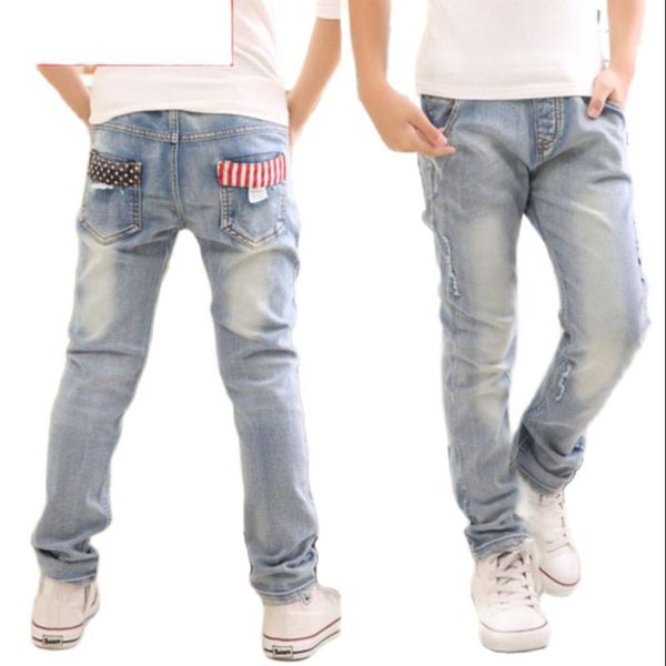 jeans children's pants, men's trousers boys' big kids korean style for spring and autumn, Blue
jeans children's pants, men's trousers boys' big kids korean style for spring and autumn, Blue