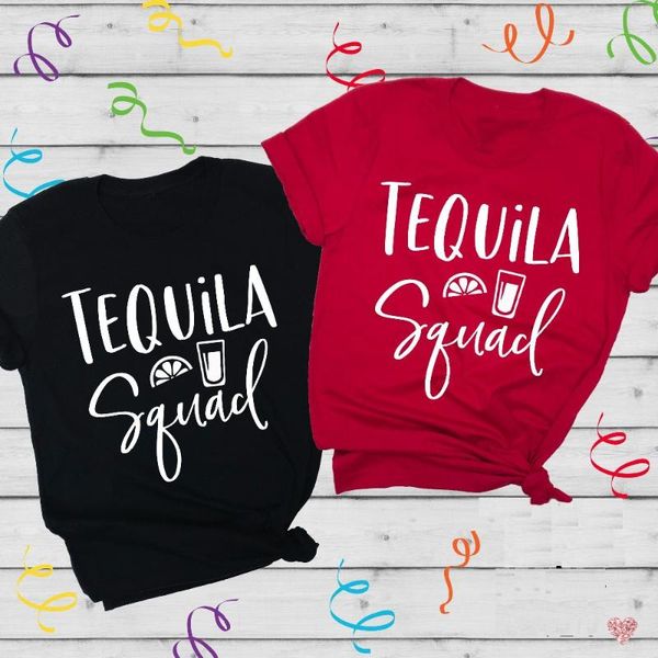 women's t-shirt tequila squad party funny letter women tshirt casual short sleeve tees 100% cotton round neck korean fashion clot, White
women's t-shirt tequila squad party funny letter women tshirt casual short sleeve tees 100% cotton round neck korean fashion clot, White