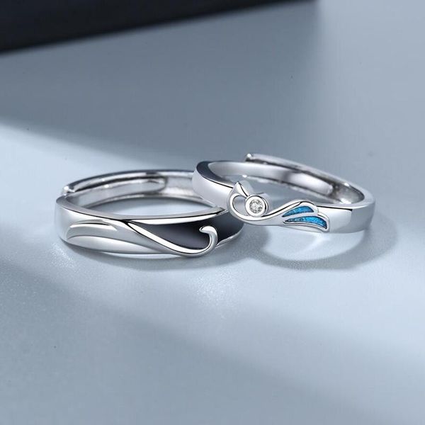 cluster rings kofsac romantic open size for women men simple design silver color phoenix lovers ring party jewelry engagement gifts, Golden;silver
cluster rings kofsac romantic open size for women men simple design silver color phoenix lovers ring party jewelry engagement gifts, Golden;silver
