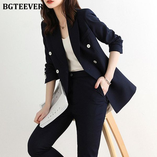 autumn blazer set ladies workwear 2 pieces double breasted jacket & elastic waist pants 2021 women pant suits women's two piece, White
autumn blazer set ladies workwear 2 pieces double breasted jacket & elastic waist pants 2021 women pant suits women's two piece, White