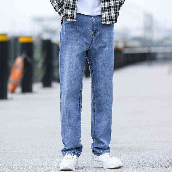 men's jeans straight 2021 summer thin jeans trend light fabric easy to wear men's trousers, Blue
men's jeans straight 2021 summer thin jeans trend light fabric easy to wear men's trousers, Blue