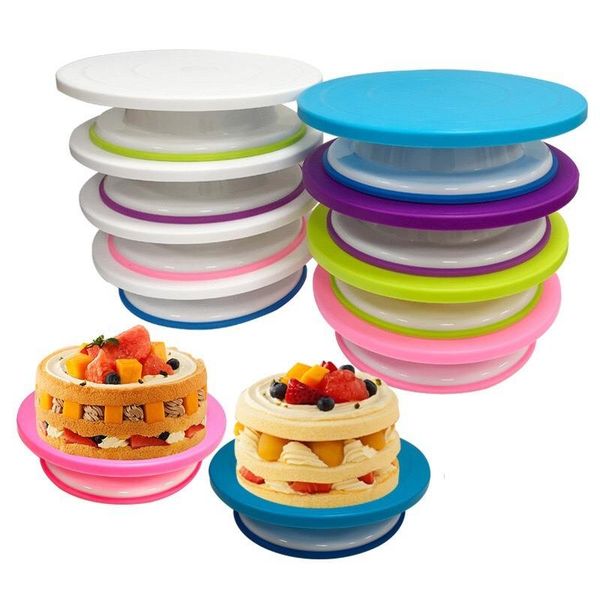 28cm non-slip cake turntable mounting table plastic multi-color diy tools baking & pastry
28cm non-slip cake turntable mounting table plastic multi-color diy tools baking & pastry