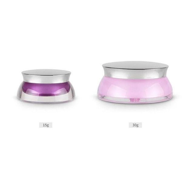 storage bottles & jars 15 30g fashion purple pink acrylic jar box skin care high grade refillable cream empty emulsion travel bottle 20pcs
storage bottles & jars 15 30g fashion purple pink acrylic jar box skin care high grade refillable cream empty emulsion travel bottle 20pcs