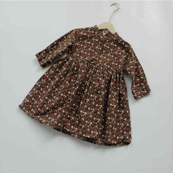autumn baby girls floral girl dress long sleeve retro children robe korean style toddlers kids clothes, Red;yellow
autumn baby girls floral girl dress long sleeve retro children robe korean style toddlers kids clothes, Red;yellow