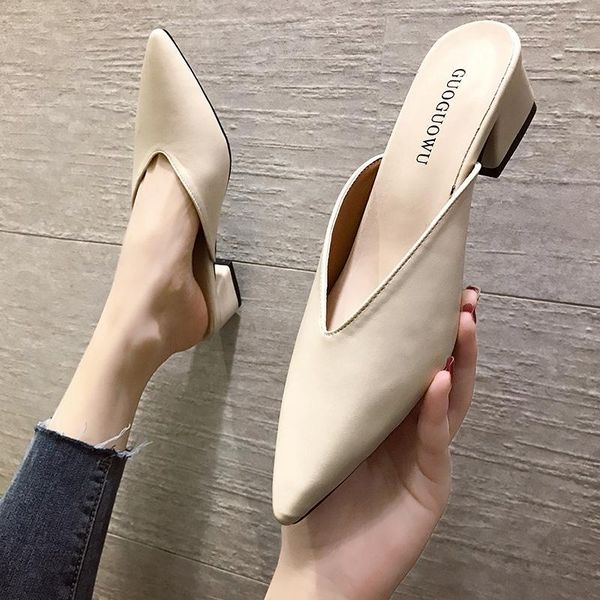 women sandals solid pu leather square heel pumps pointed toe scrub summer slingback shoes size 34-40, Black
women sandals solid pu leather square heel pumps pointed toe scrub summer slingback shoes size 34-40, Black