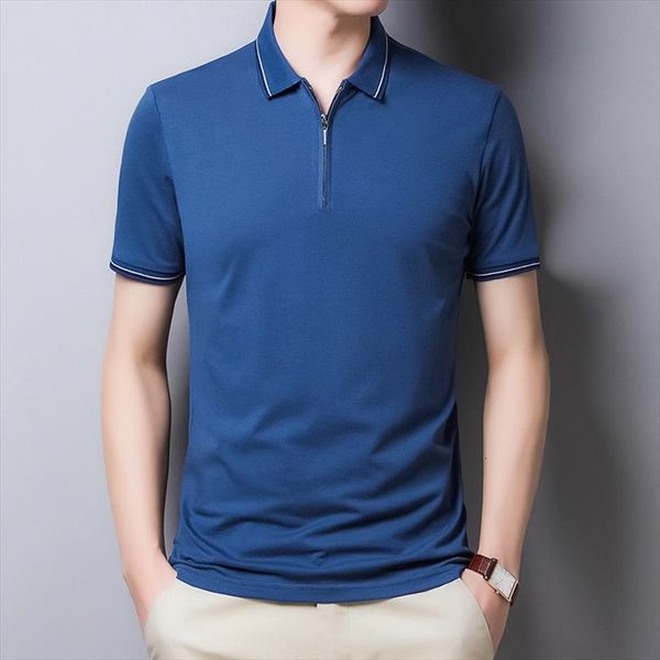 grade summer brand designer men polo shirts with short sleeve cotton spandex solid color casual fashions, White;black
grade summer brand designer men polo shirts with short sleeve cotton spandex solid color casual fashions, White;black