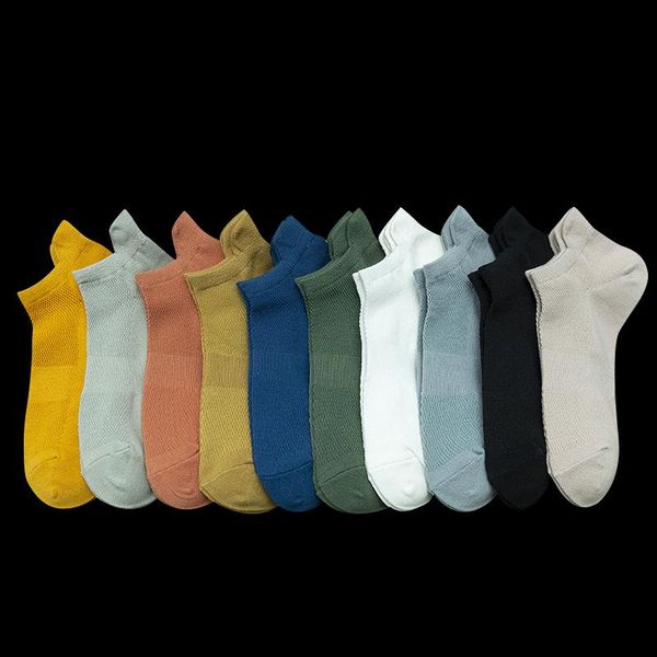 men's socks 5 pairs breathable short ankle men solid mesh male colorful classic comfortable soft boat sock, Black
men's socks 5 pairs breathable short ankle men solid mesh male colorful classic comfortable soft boat sock, Black