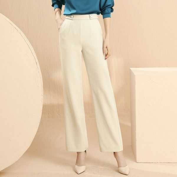 baizi 2021 autumn new commuter wear ol straight tube versatile solid color basic pants women's 91298, Black
baizi 2021 autumn new commuter wear ol straight tube versatile solid color basic pants women's 91298, Black