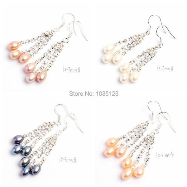 dangle & chandelier 5-6mm natural 4 color freshwater pearls and zircon silver fashion earrings 1 pair wj164
dangle & chandelier 5-6mm natural 4 color freshwater pearls and zircon silver fashion earrings 1 pair wj164