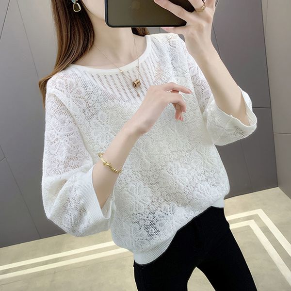 women's sweaters loose summer casual women knitting sweater short sleeve batwing nice hollow out base office female jumper rkyl, White;black
women's sweaters loose summer casual women knitting sweater short sleeve batwing nice hollow out base office female jumper rkyl, White;black