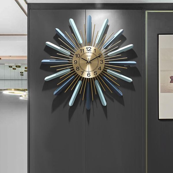 nordic light luxury atmosphere modern minimalist living room fashion household personality wall clock creative sun clocks
nordic light luxury atmosphere modern minimalist living room fashion household personality wall clock creative sun clocks