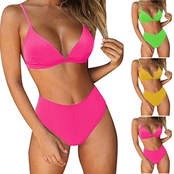 women's swimwear boho solid bikini women 2021bandage backless two pieces brazilian swimsuit beachwear biquini set, White;black
women's swimwear boho solid bikini women 2021bandage backless two pieces brazilian swimsuit beachwear biquini set, White;black
