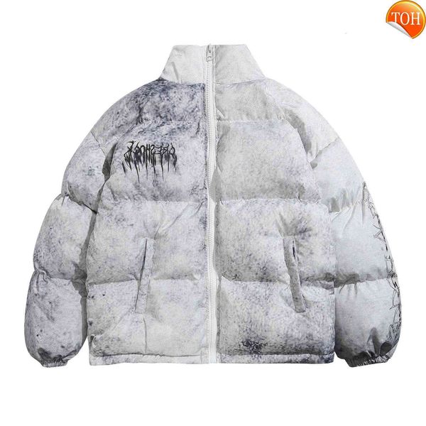 men hip hop winter down jacket streetwear graffiti parka cotton harajuku coat outwear oversize m, Black
men hip hop winter down jacket streetwear graffiti parka cotton harajuku coat outwear oversize m, Black
