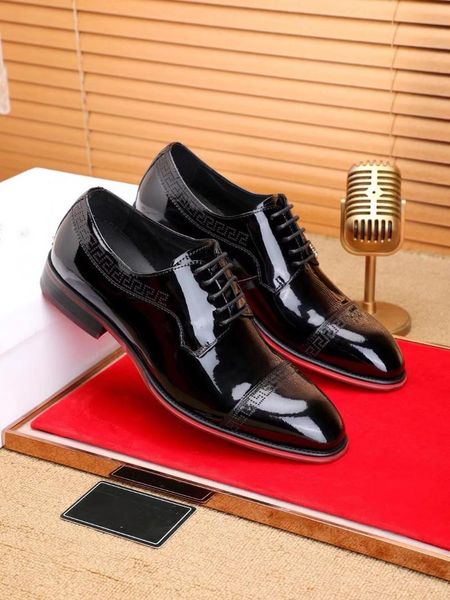 dress shoes 2021 men's paris luxury genuine leather lace-up european casual business party 3042#, Black
dress shoes 2021 men's paris luxury genuine leather lace-up european casual business party 3042#, Black