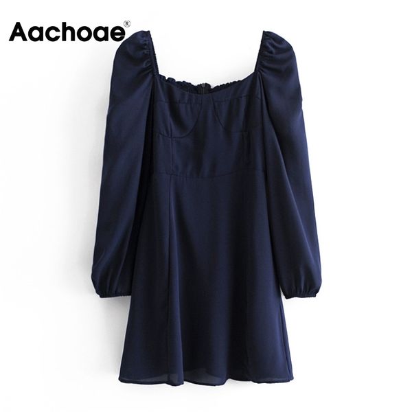 elegant long sleeve navy mini women square collar chic party dress female a line vintage dresses robe femme 210413, Black;gray
elegant long sleeve navy mini women square collar chic party dress female a line vintage dresses robe femme 210413, Black;gray
