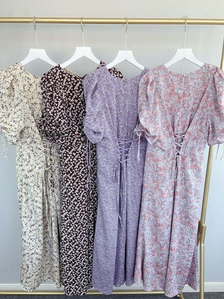 kuzuwata v neck slim waist print trumpet dress 2021 spring summer japan style women dresses sweet puff short sleeve vestidos, Black;gray
kuzuwata v neck slim waist print trumpet dress 2021 spring summer japan style women dresses sweet puff short sleeve vestidos, Black;gray