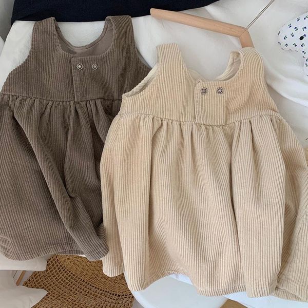 girl's dresses girls baby autumn winter dress fashionable and western-style soft corduroy vest doll skirt, Red;yellow
girl's dresses girls baby autumn winter dress fashionable and western-style soft corduroy vest doll skirt, Red;yellow