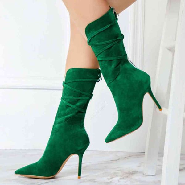 boots ladies solid zipper cross tied mid calf shoes women stiletto heels luxucy fashion elegant boots, Black
boots ladies solid zipper cross tied mid calf shoes women stiletto heels luxucy fashion elegant boots, Black