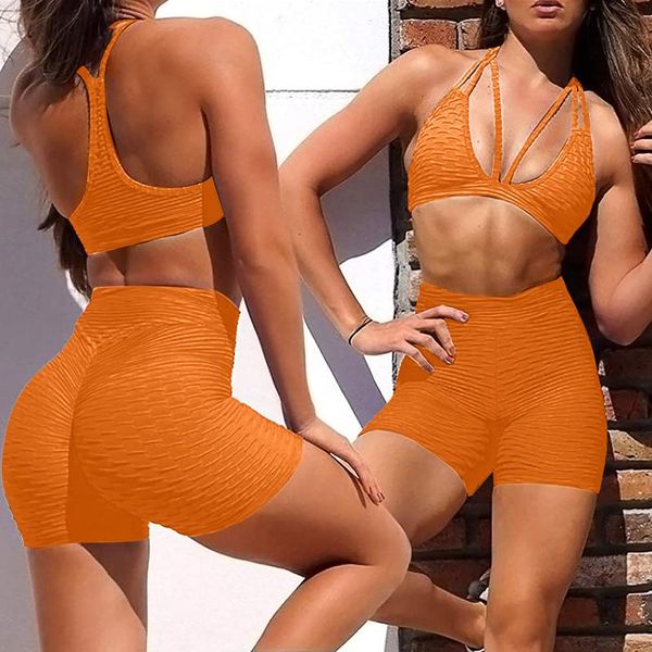 yoga outfit sports high waist leggings tight wrinkled hip shorts women stretch running fitness biker mujer 2021 dropping 
yoga outfit sports high waist leggings tight wrinkled hip shorts women stretch running fitness biker mujer 2021 dropping