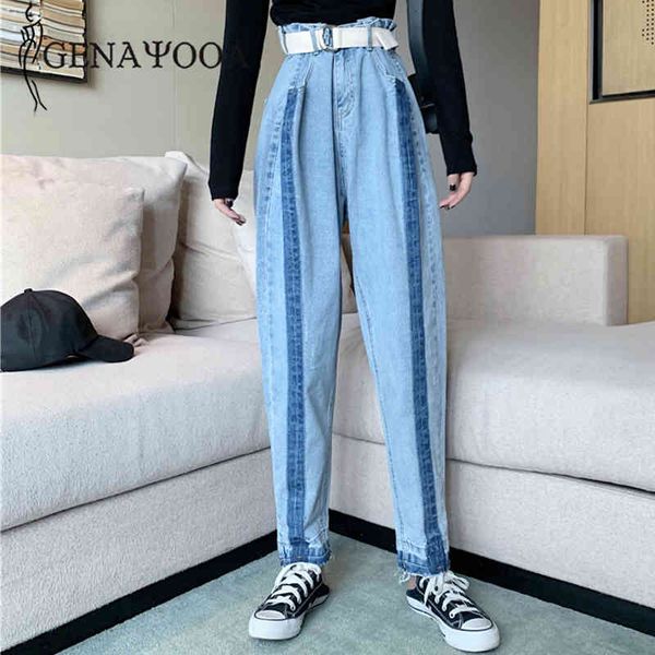 genayooa harem pants mom spliced korean loose cotton denim beboyfriend jeans for women 210417, Blue
genayooa harem pants mom spliced korean loose cotton denim beboyfriend jeans for women 210417, Blue