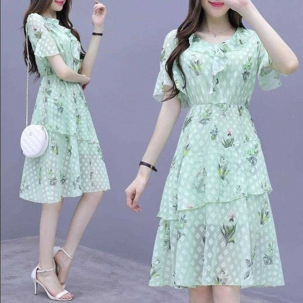 summer french sweet chiffon dress office lady polyester knee-length zippers 210603, Black;gray
summer french sweet chiffon dress office lady polyester knee-length zippers 210603, Black;gray