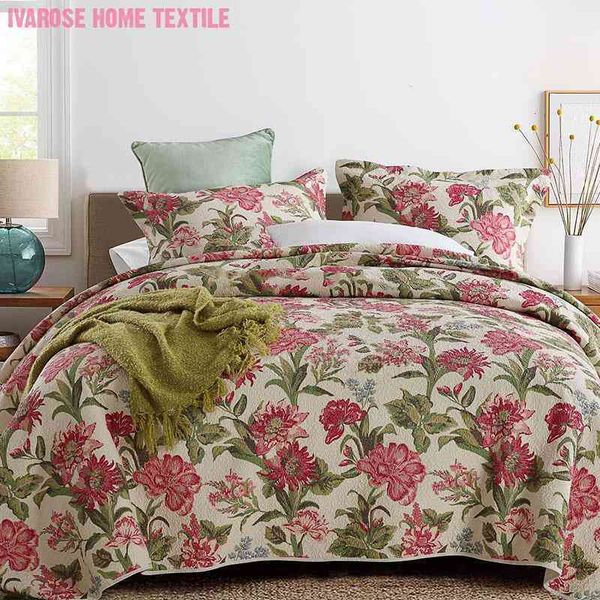 chic blossom lovely pink floral colorful bright vibrant quilted cotton bedspread bed coverlet set full size 3pcs
chic blossom lovely pink floral colorful bright vibrant quilted cotton bedspread bed coverlet set full size 3pcs