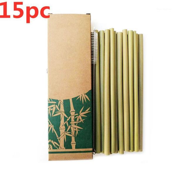 drinking straws 15pc/set 20cm bamboo straw reusable for party birthday wedding bar tool1 
drinking straws 15pc/set 20cm bamboo straw reusable for party birthday wedding bar tool1