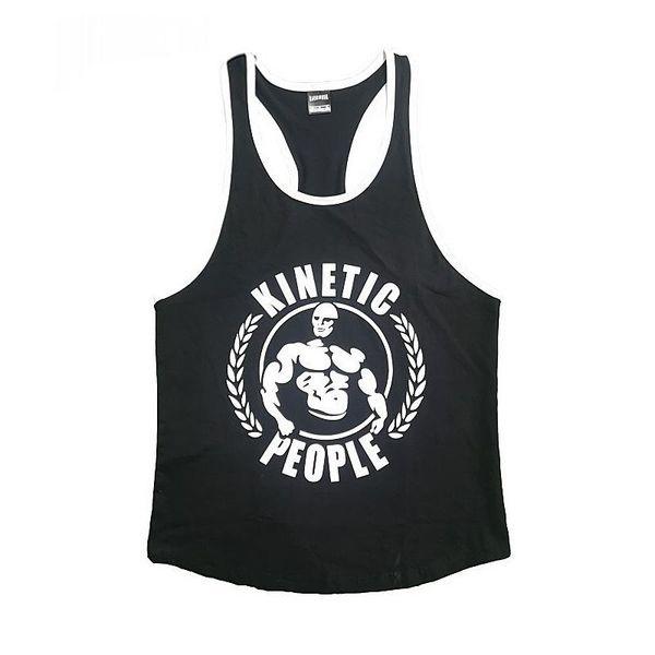 men' tank summer gym sleeveless shirt men bodybuilding fitness cotton print singlet stringer sports casual vest undershirt, White;black
men' tank summer gym sleeveless shirt men bodybuilding fitness cotton print singlet stringer sports casual vest undershirt, White;black