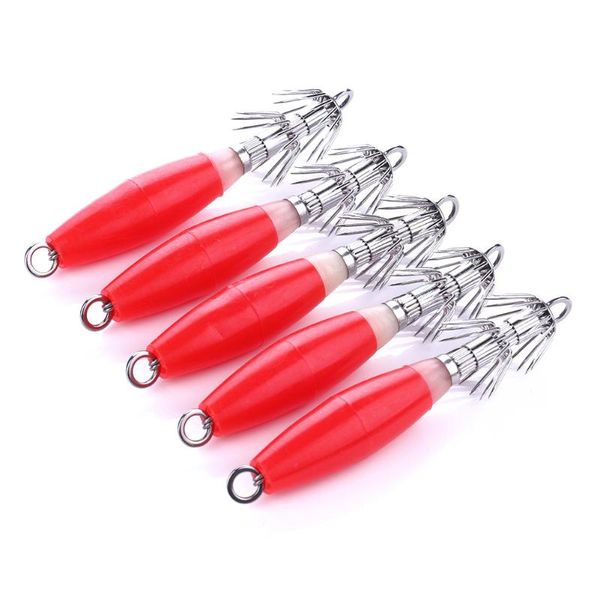 fishing hooks 5pcs/pack luminous saltwater hook rivers hard dual-layer split fake bait lifelike lightweight simulation squid swivels
fishing hooks 5pcs/pack luminous saltwater hook rivers hard dual-layer split fake bait lifelike lightweight simulation squid swivels