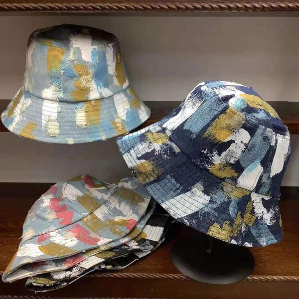 men emmer graffiti retro color spray designer women summer cap vizier denim behaved beach dame visser zon hat wholesale, Blue;gray
men emmer graffiti retro color spray designer women summer cap vizier denim behaved beach dame visser zon hat wholesale, Blue;gray